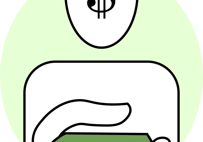 Cash transaction icon