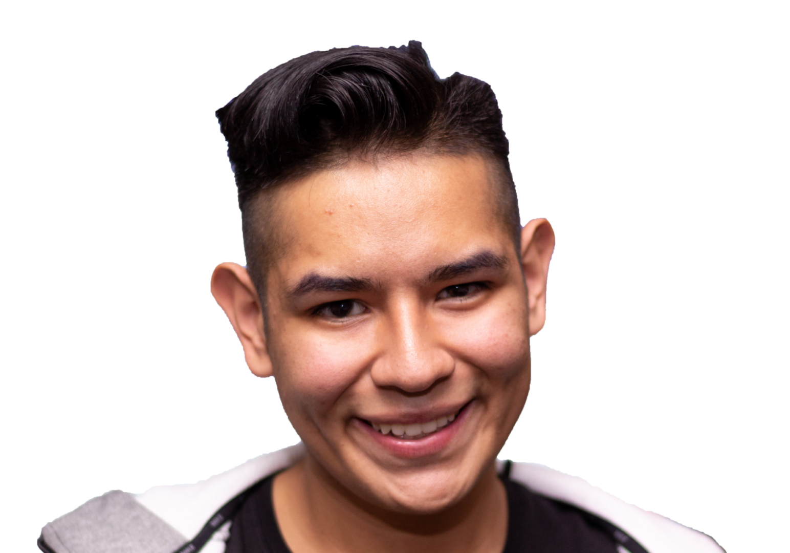 Portrait of a cheerful individual