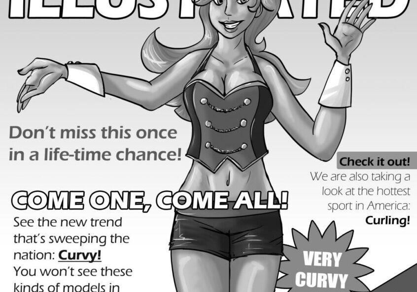 Sports Illustrated parody illustration