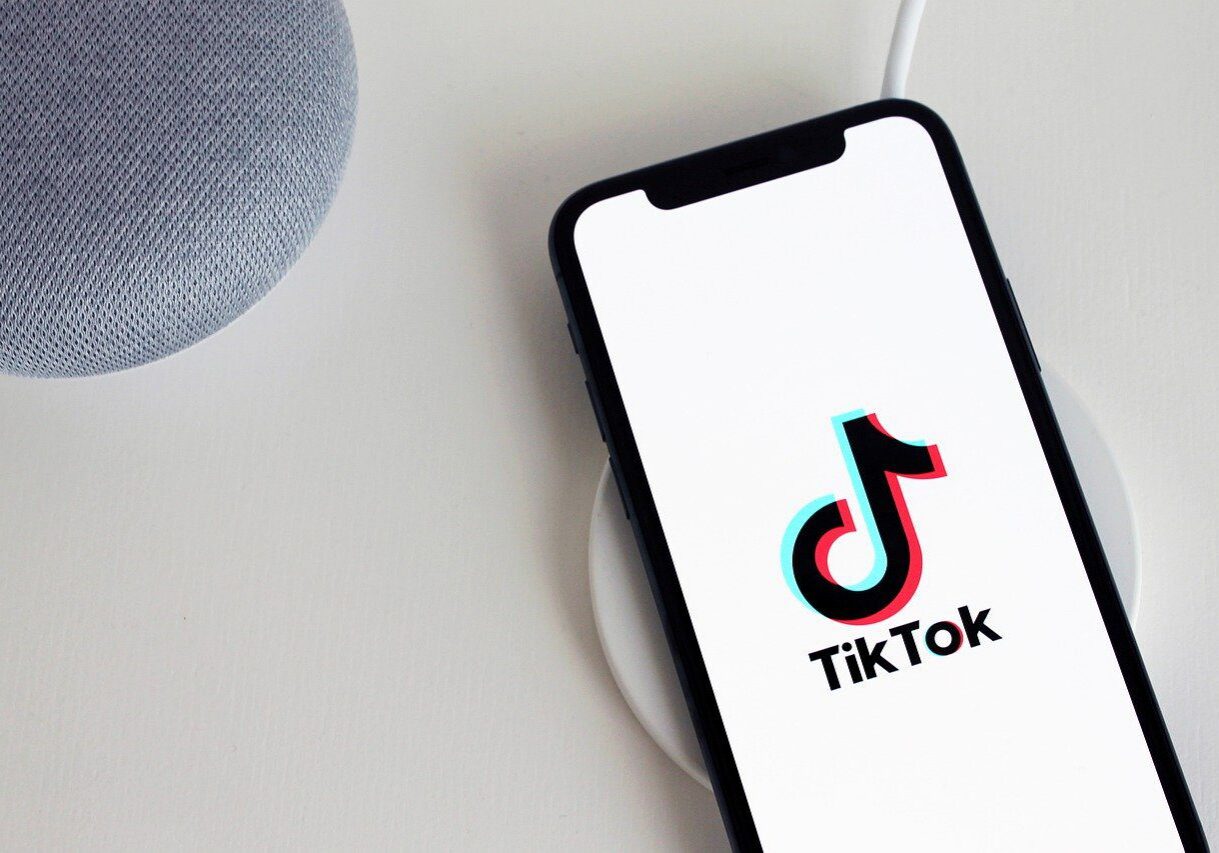 TikTok app on smartphone screen